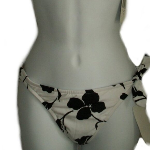 INC International Concepts Black White Floral Bikini - Sz 8 - NEW - Picture 9 of 9